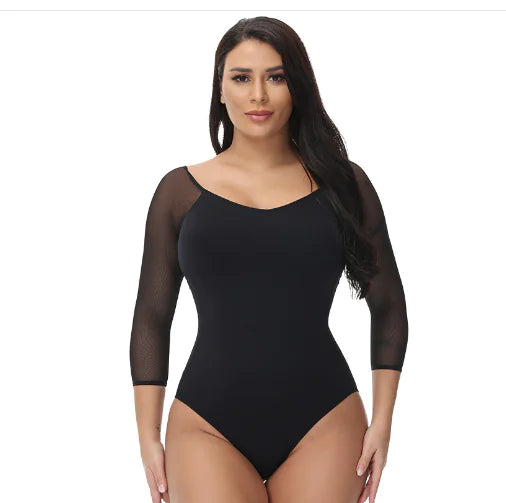 bella® Mesh Body Shaper - Black (One Piece)