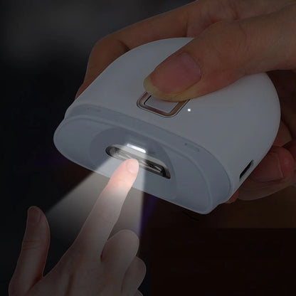 Electric Automatic Nail Clipper with Light & 2 Speeds
