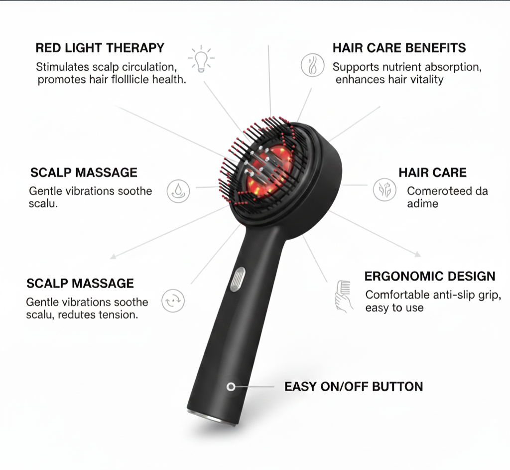 Electric Scalp Massage Comb
