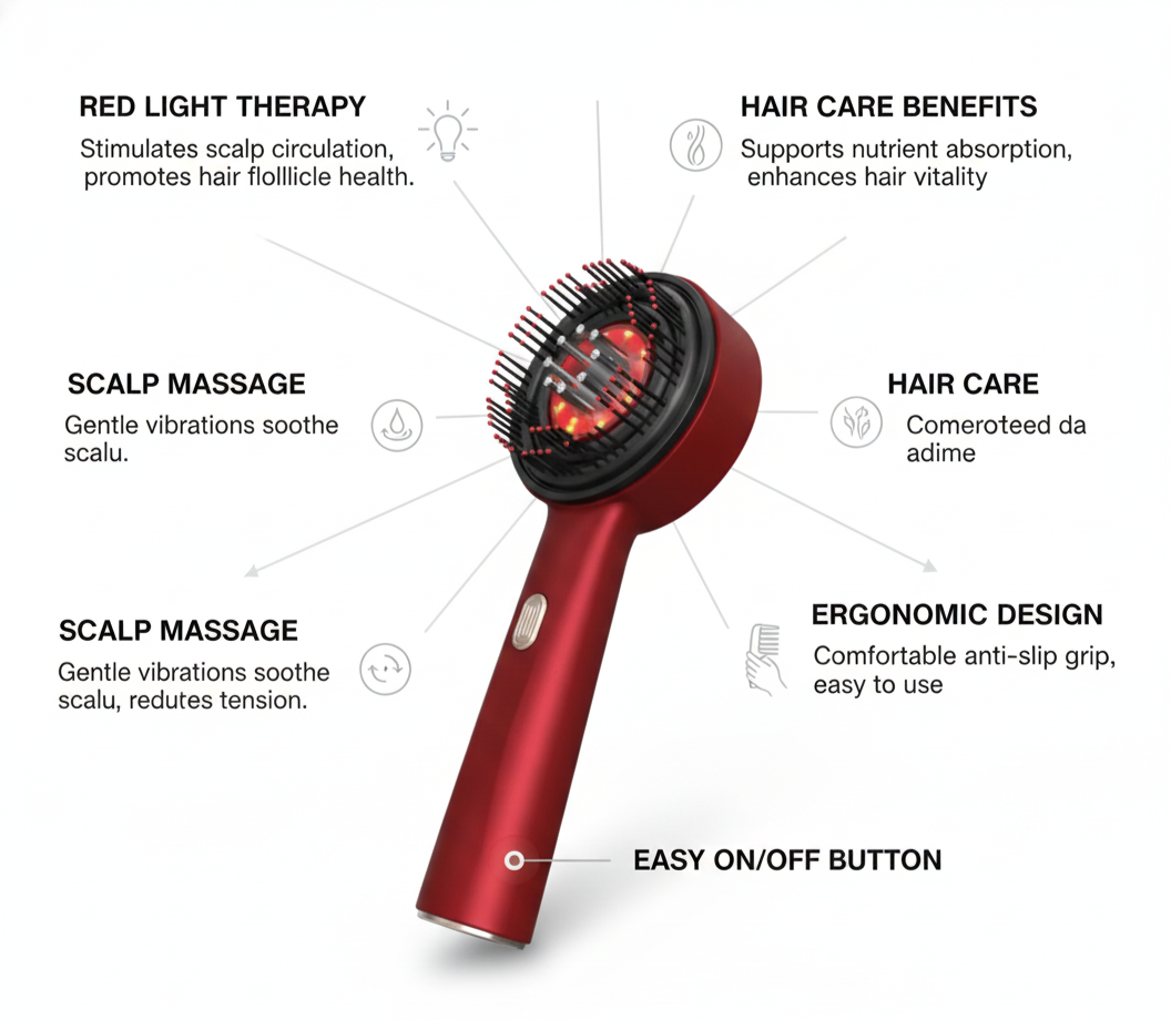 Electric Scalp Massage Comb