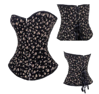 Skull Pattern Body Shaper (One Piece)
